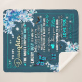 Tochtergeschenk| Brief an meine Tochter aus der Ma Sherpadecke (Vorderseite (Horizontal))