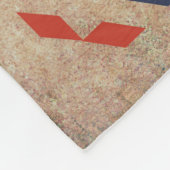 Tochtergeschenk | Für unsere Tochter Liebe vom Vat Fleecedecke (Ecke)