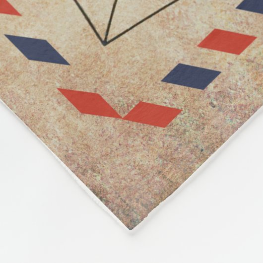 Tochtergeschenk| zu unserer Tochter Liebe vom Vate Fleecedecke (Ecke)