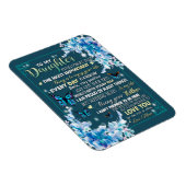 Tochtergeschenke | Brief an meine Tochter aus dem  Magnet (Rechte Seite)