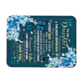 Tochtergeschenke | Brief an meine Tochter aus dem Magnet (Horizontal)