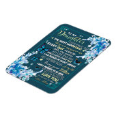 Tochtergeschenke | Brief an meine Tochter aus dem Magnet (Linke Seite)