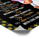 Tochtergeschenke | Brief an meine Tochter aus dem Poster (Ecke)