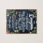 Tochtergeschenke | Brief an meine Tochter aus dem Puzzle (Horizontal)