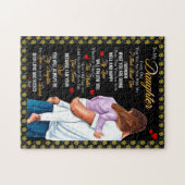 Tochtergeschenke | Brief an meine Tochter aus dem Puzzle (Horizontal)