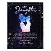 Tochtergeschenke | Brief an meine Tochter aus der Fotodruck (Vorne)