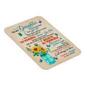 Tochtergeschenke | Brief an meine Tochter aus der  Magnet (Rechte Seite)