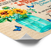 Tochtergeschenke | Brief an meine Tochter aus der  Poster (Ecke)