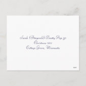 Tochterkarte Feiertagspostkarte (Rückseite)