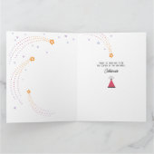 Tochterkarte Niedliche Geburtstag Dankeskarte (Innenseite)