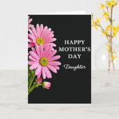 Tochtertag Grußkarte Karte (Gelbe Blume)