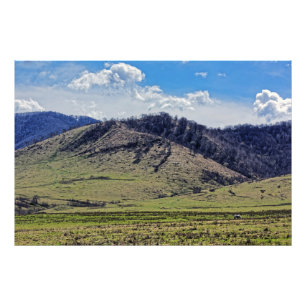 Tocile, Landhügel, Sadu, Sibiu, Rumänien Fotodruck