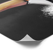 toco toco toucan (original hand zeichn) poster (Ecke)
