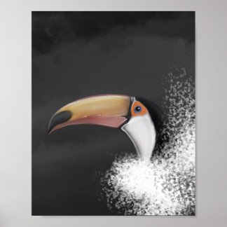 toco toco toucan (original hand zeichn) poster
