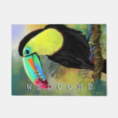 Toco Toucan Bird Doormat - Welcome Fußmatte (Vorderseite)