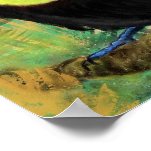 Toco Toucan Bird Plakatmalerei Poster (Ecke)
