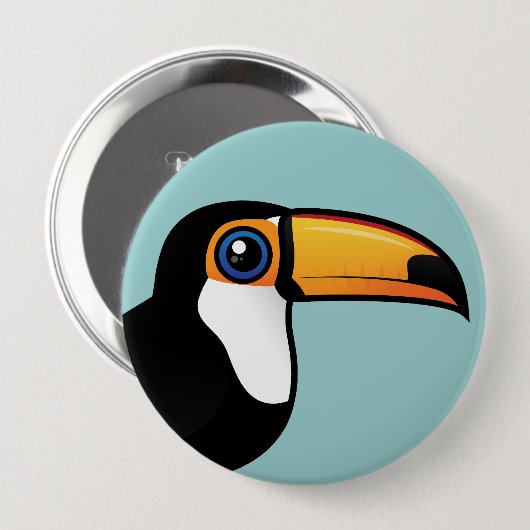 Toco Toucan Button (Vorne & Hinten)