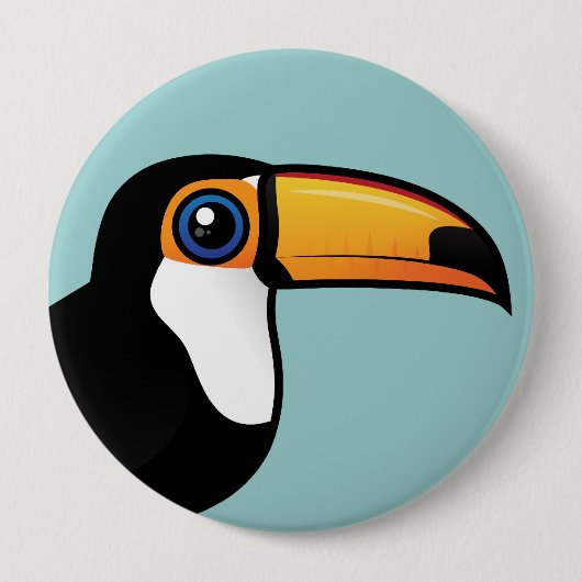 Toco Toucan Button (Vorderseite)