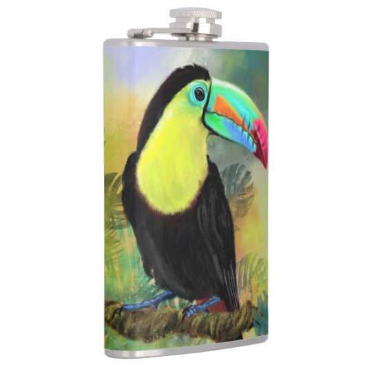 Toco Toucan Flask Flachmann (Rechts)