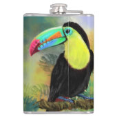 Toco Toucan Flask Flachmann (Rückseite)