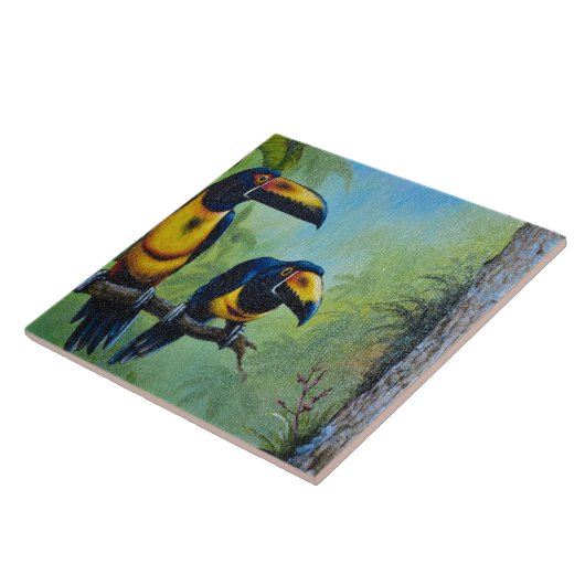 Toco Toucan Fliese (Seite)
