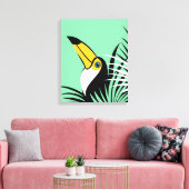 Toco Toucan Jungle Leinwanddruck (Insitu (Wohnzimmer))
