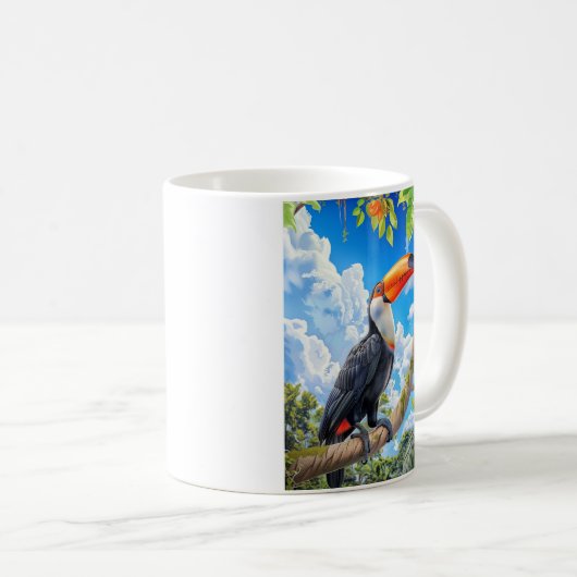 Toco toucan kaffeetasse (VorderseiteRechts)