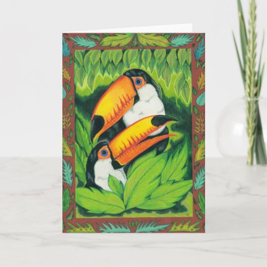 Toco Toucan Karte (Vorderseite)