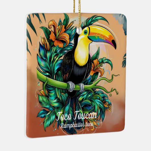 Toco Toucan Keramikornament (Rechts)