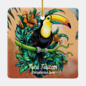 Toco Toucan Keramikornament (Rückseite)