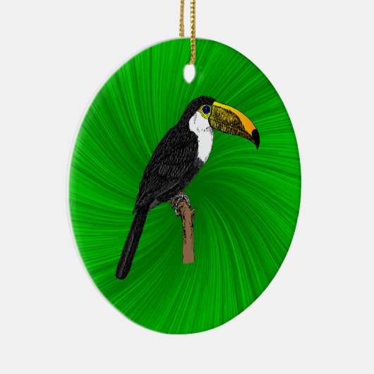Toco Toucan Keramikornament (Rechts)