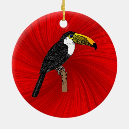 Toco Toucan Keramikornament (Hinten)