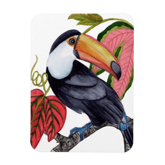 Toco Toucan Magnet (Vertikal)