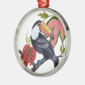 Toco Toucan Ornament Aus Metall (Links)