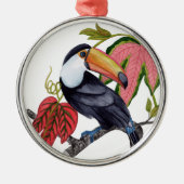 Toco Toucan Ornament Aus Metall (Vorne)