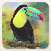 Toco Toucan Paper Untersetzer (Vorderseite)