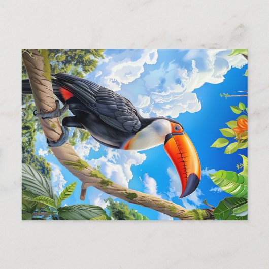 Toco toucan postkarte (Vorderseite)