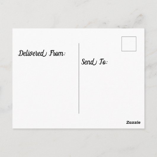 Toco Toucan Postkarte (Rückseite)