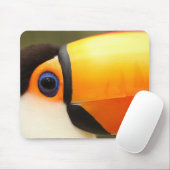 Toco Toucan (Ramphastos toco) ist der größte Mousepad (Mit Mouse)
