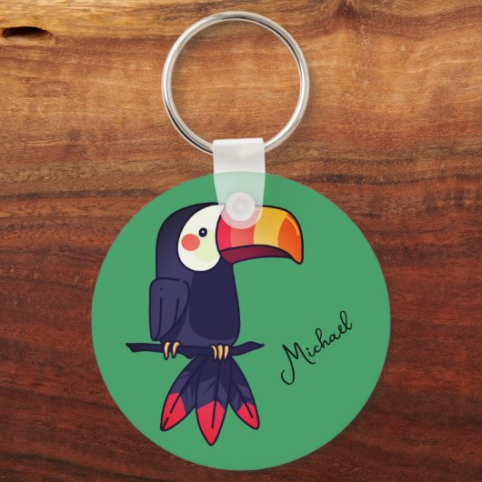 Toco Toucan Schlüsselanhänger (Vorderseite)