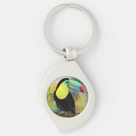 Toco Toucan Schlüsselanhänger (Vorderseite)