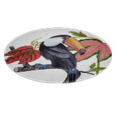 Toco Toucan Schneidebrett (Ecke)