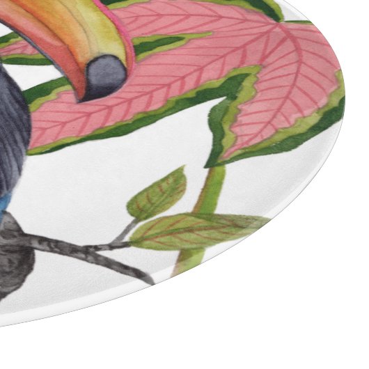Toco Toucan Schneidebrett (Ecke)