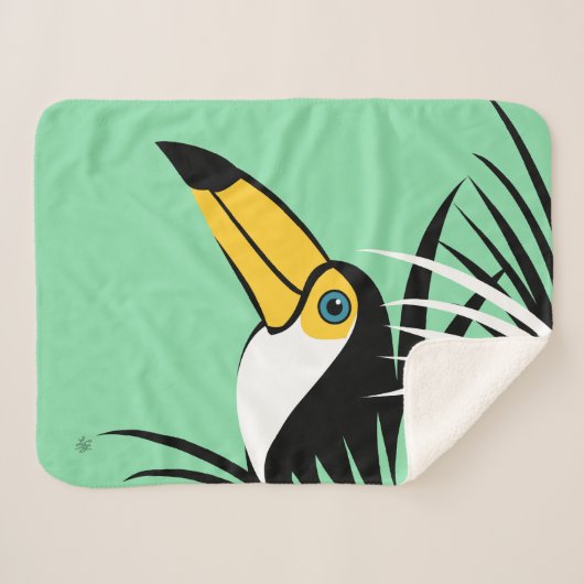 Toco Toucan Sherpadecke (Vorderseite (Horizontal))