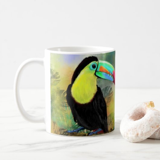 Toco Toucan Tasse (Mit Donut)