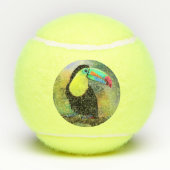 Toco Toucan Tennis Balls Tennisbälle (Rückseite)