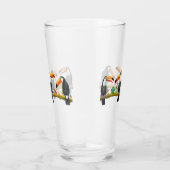 Toco Toucan tropisches Vogel-Trommel-Glas Glas (Rechts)