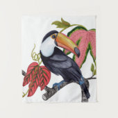 Toco Toucan Wandteppich (Vorderseite)