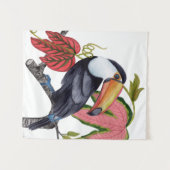 Toco Toucan Wandteppich (Vorderseite (Horizontal))