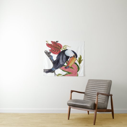 Toco Toucan Wandteppich (Beispiel (Horizontal))